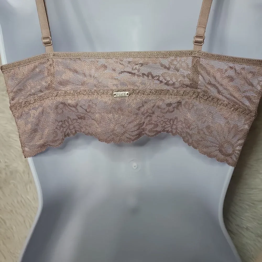 Nwot PINK Victoria's secret size large bralette, wear it 2 ways!!!,